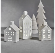 Swiss Mountain LED Porcelain House