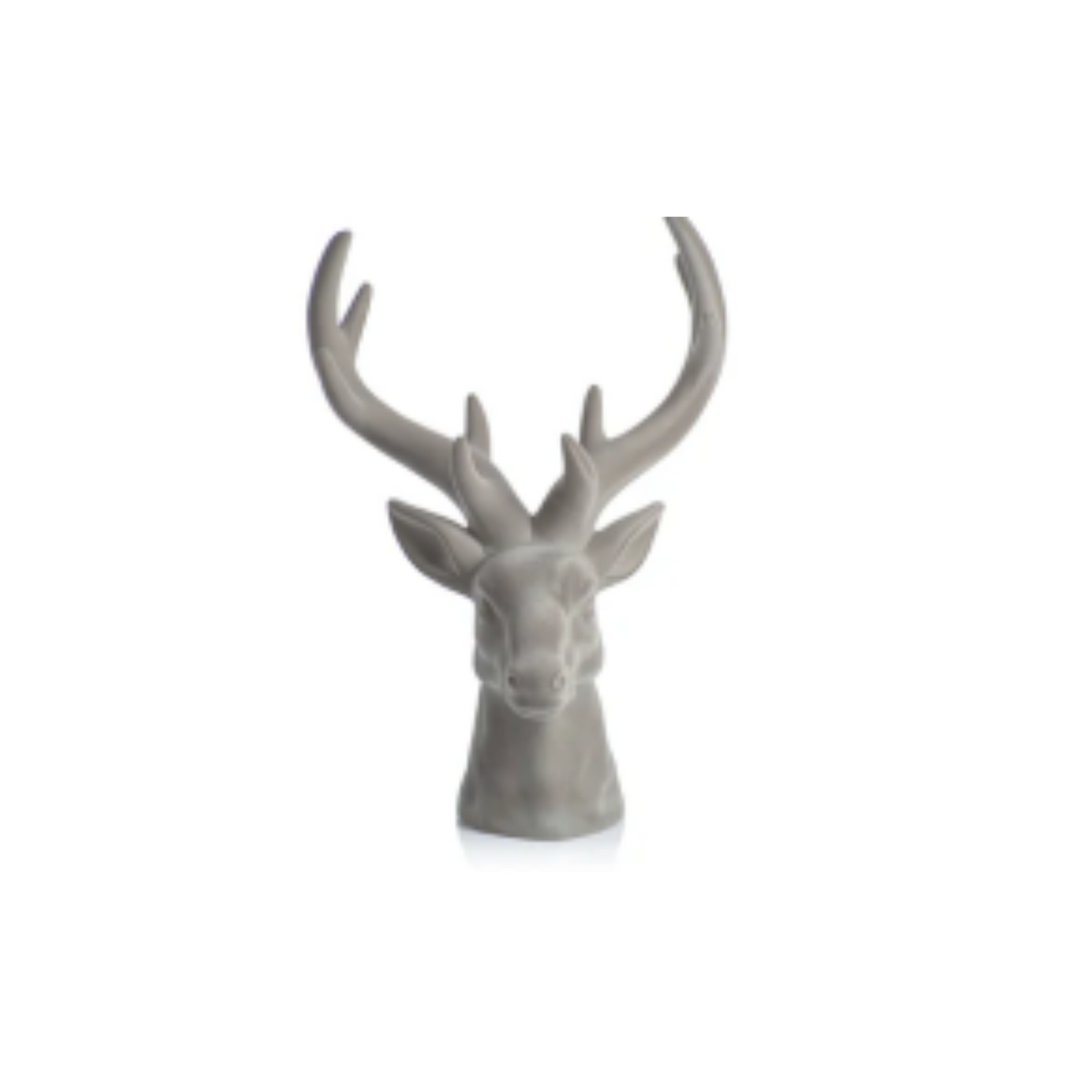 Flocked Cream Deer Collection