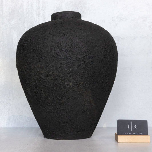 Jar Luna Black Vase