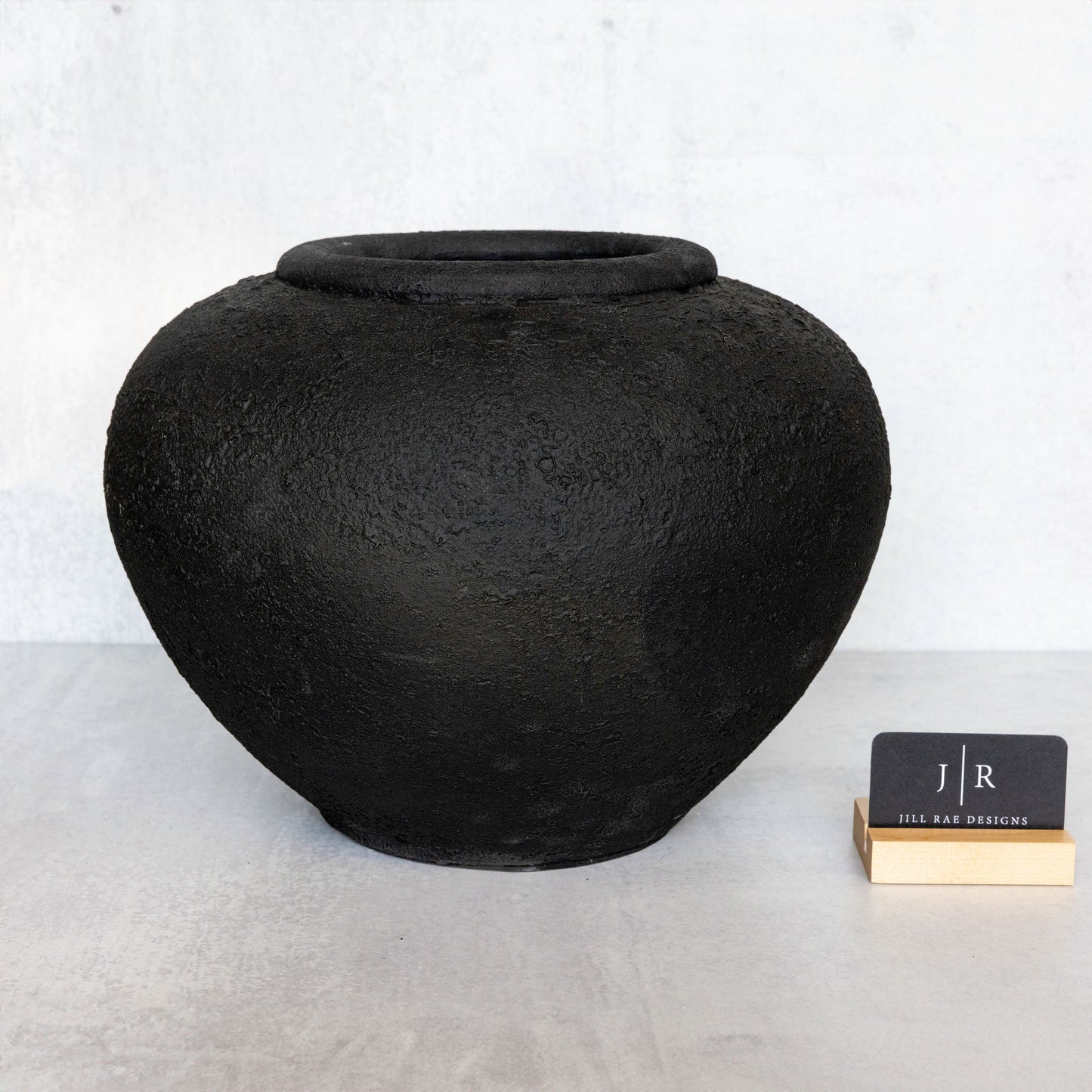 Jar Luna Black Vase