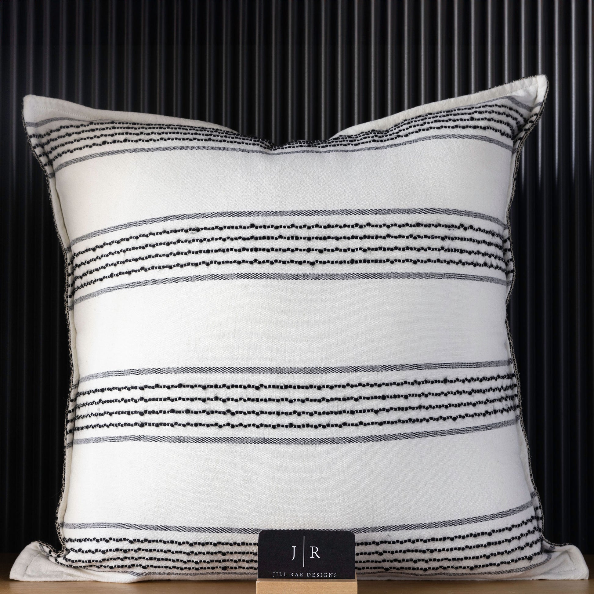 black-white-striped-throw-pillow-interior-design-jill-rae-designs-ridgefield-ct