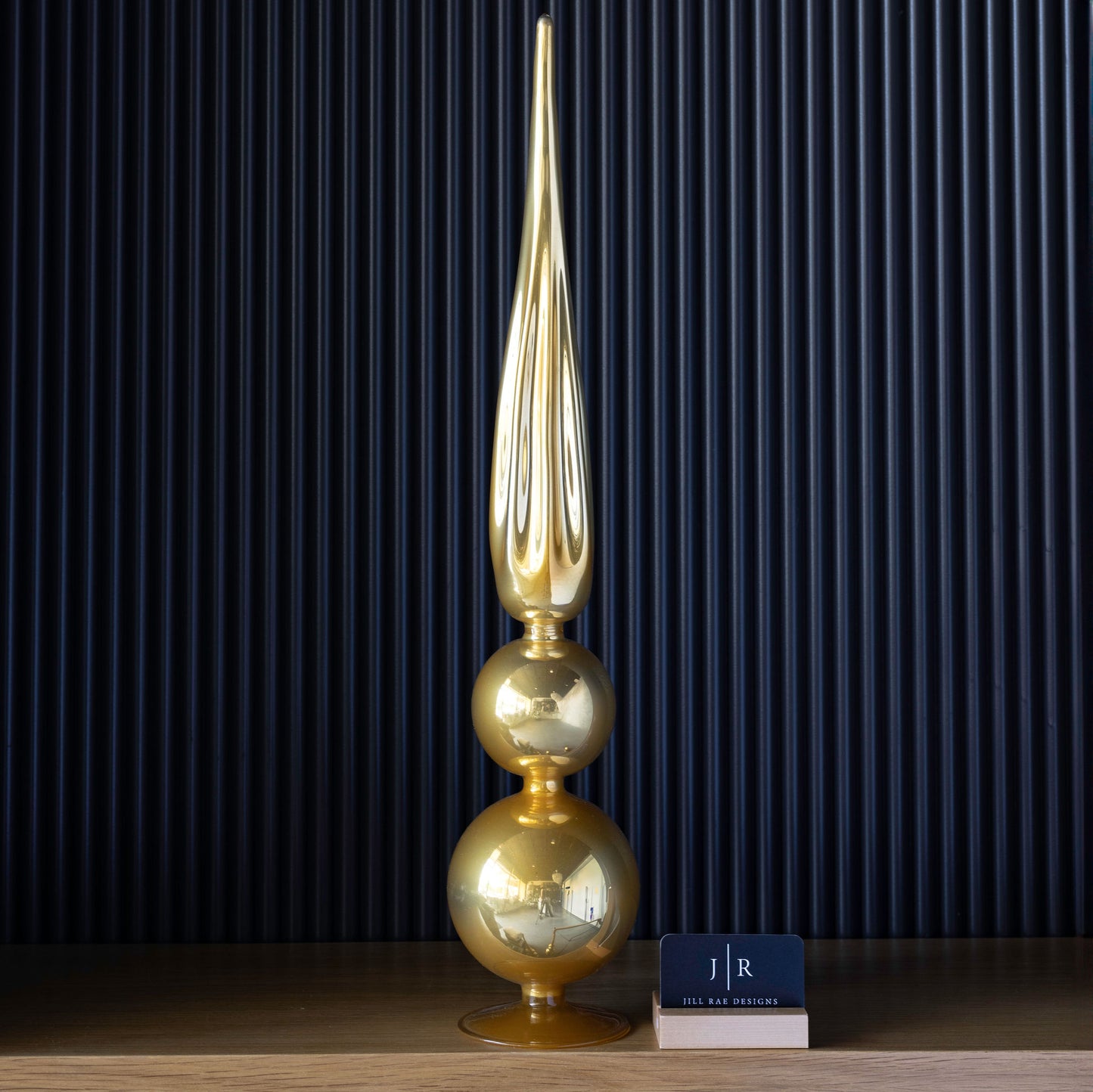 Gold Glass Finials
