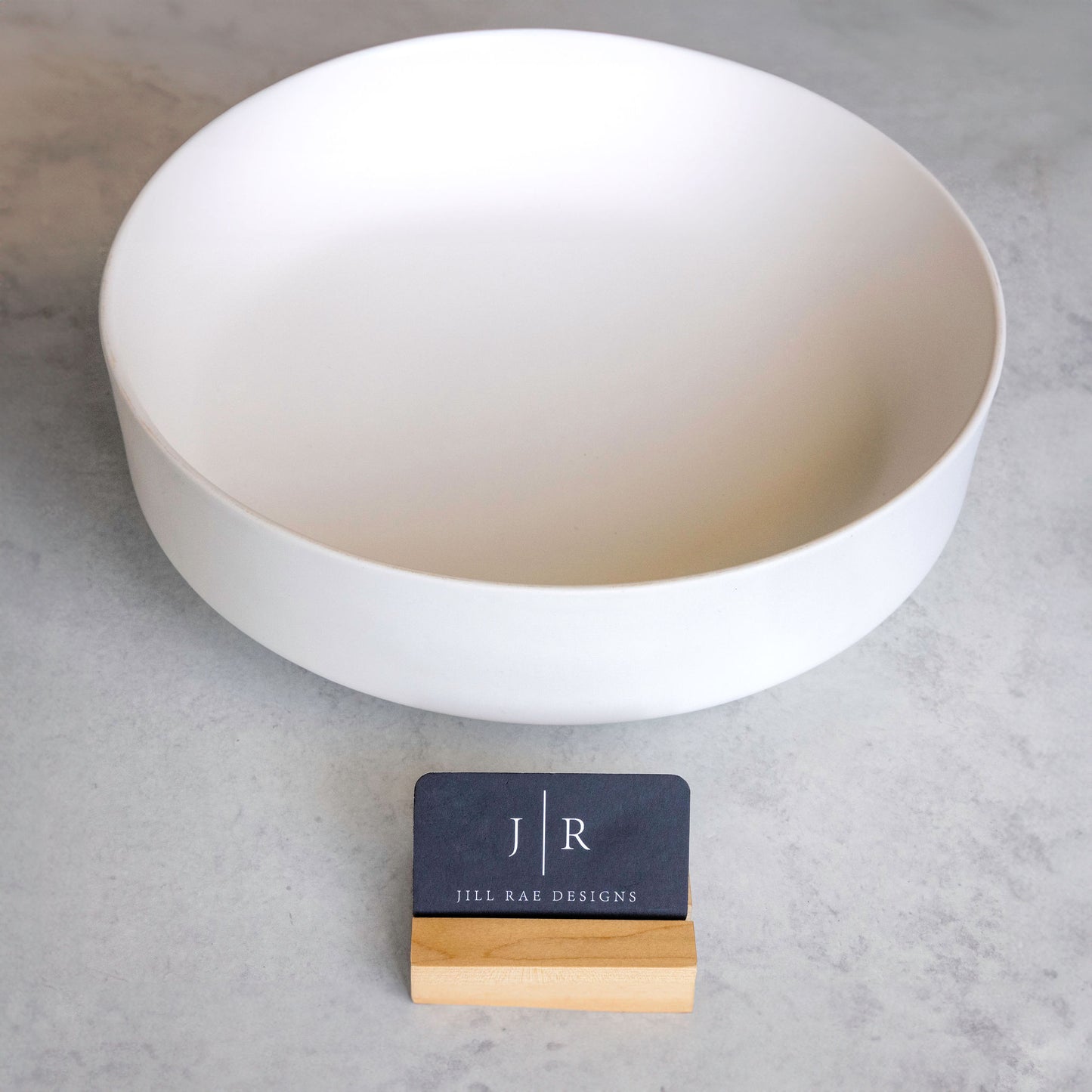 Large White Bowl