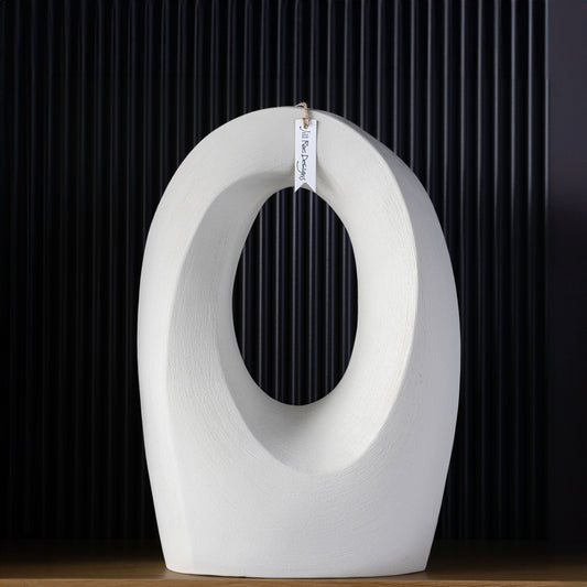 Tall Manzanillo Porcelain Sculpture Vase