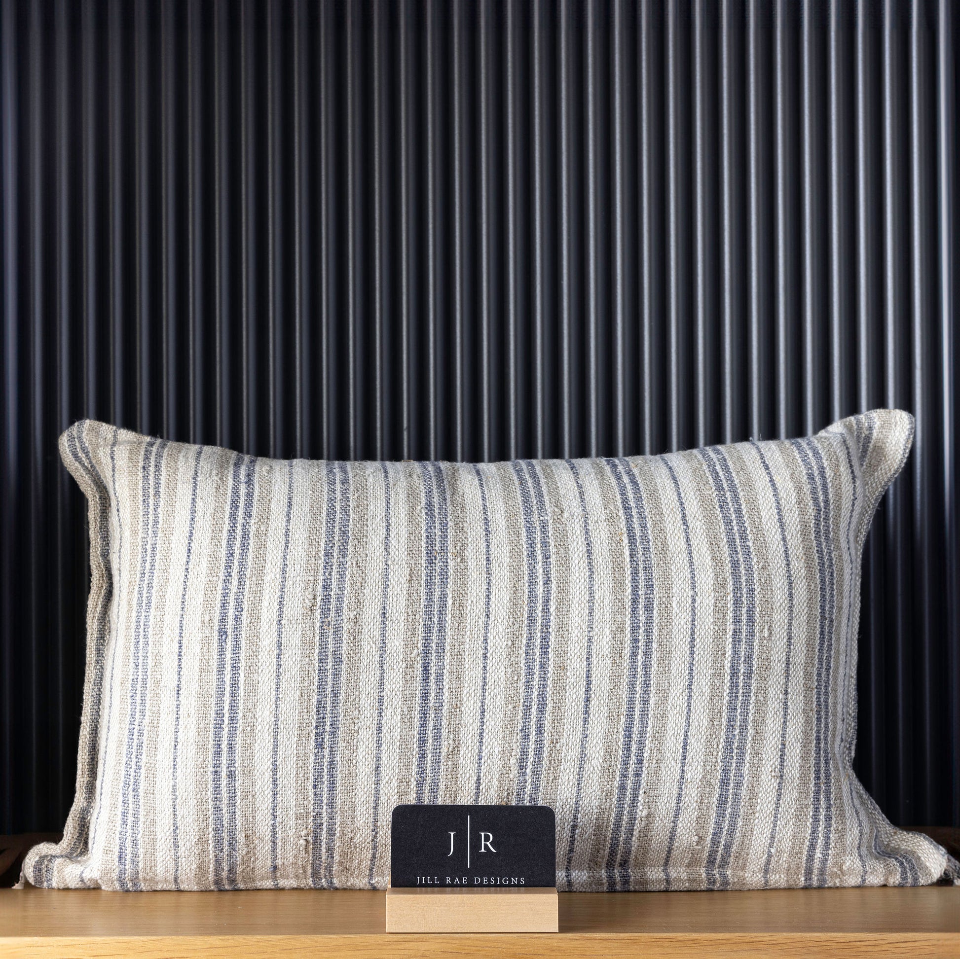 striped-lumbar-pillow-interior-design-jill-rae-designs-ridgefield-ct