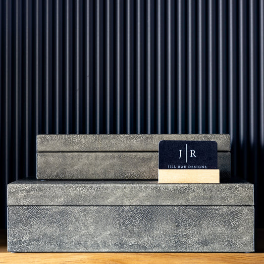 Bora Bora Faux Stingray Leather Box