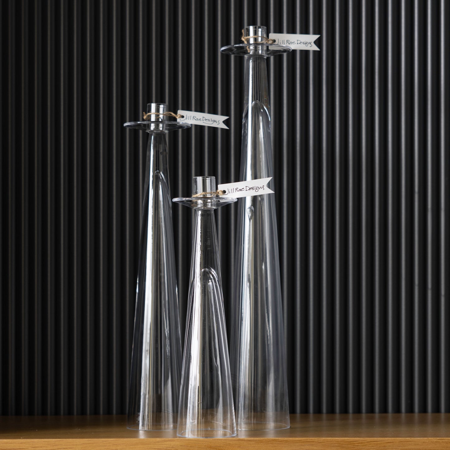 Amin Glass Candleholder