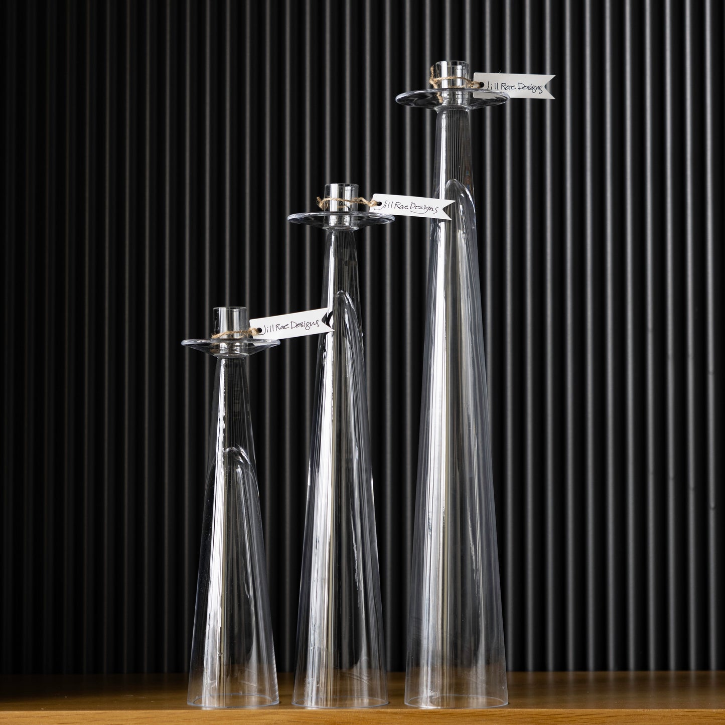 Amin Glass Candleholder