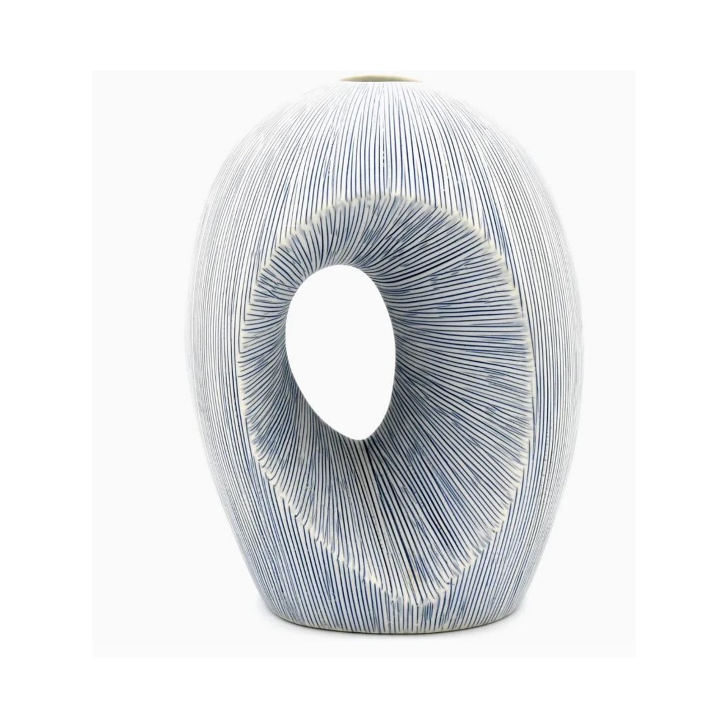 Artura Blue Arch Porcelain Ceramic Vase