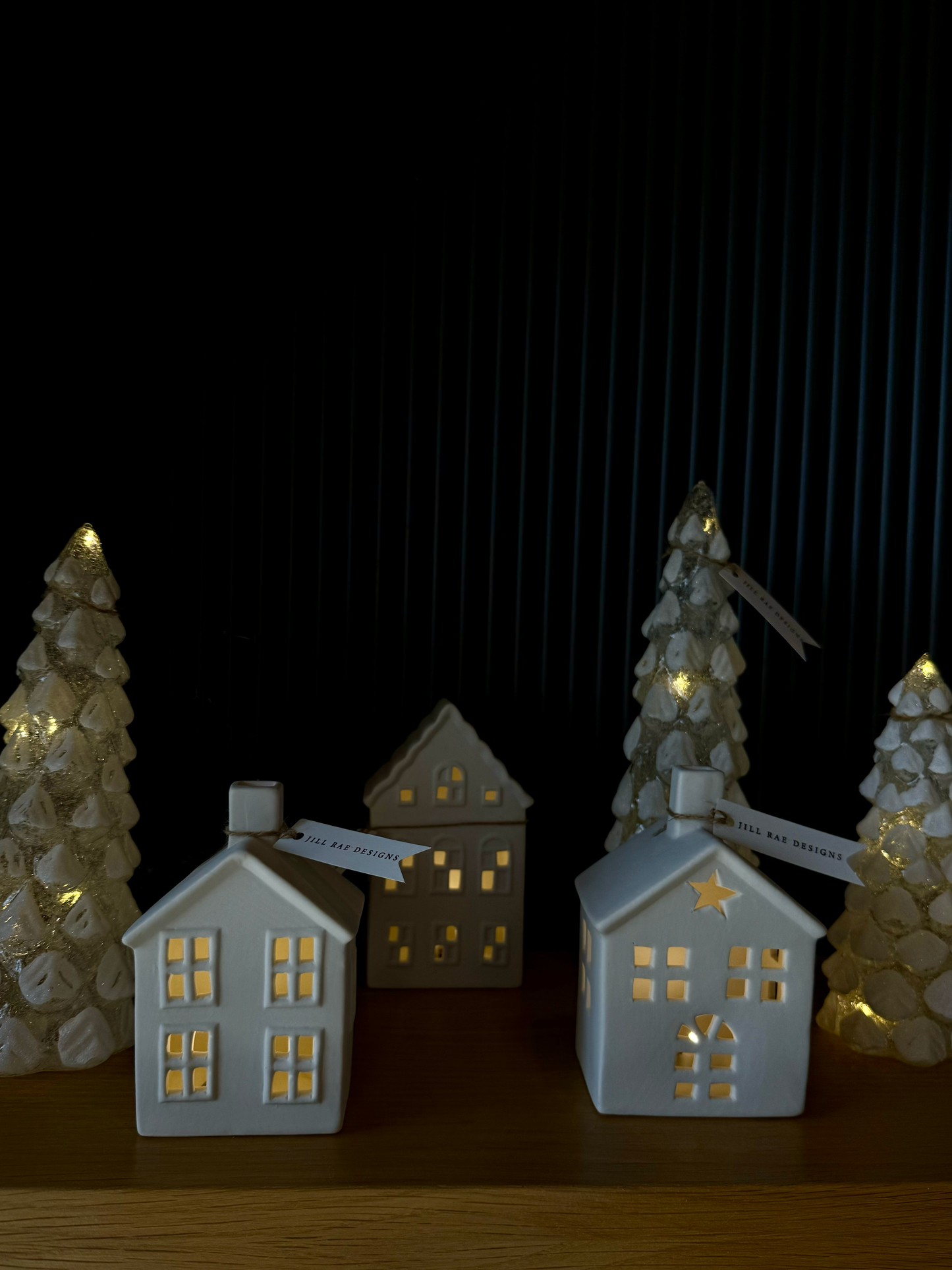 Swiss Mountain LED Porcelain House