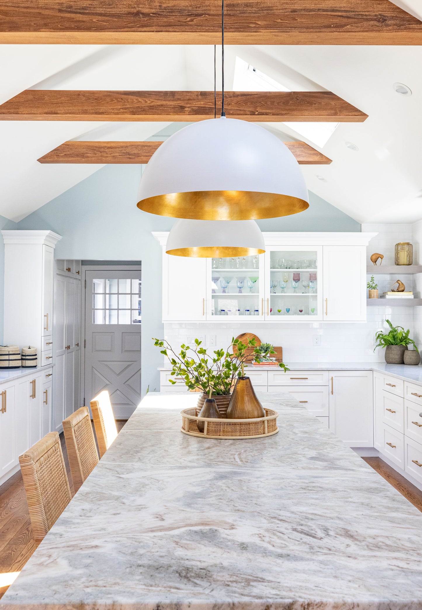 Decorative Amber Glass Pears