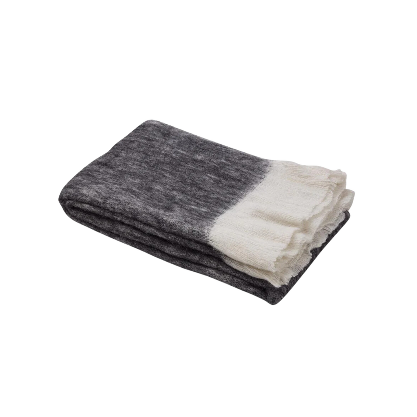 Black Mohair Throw