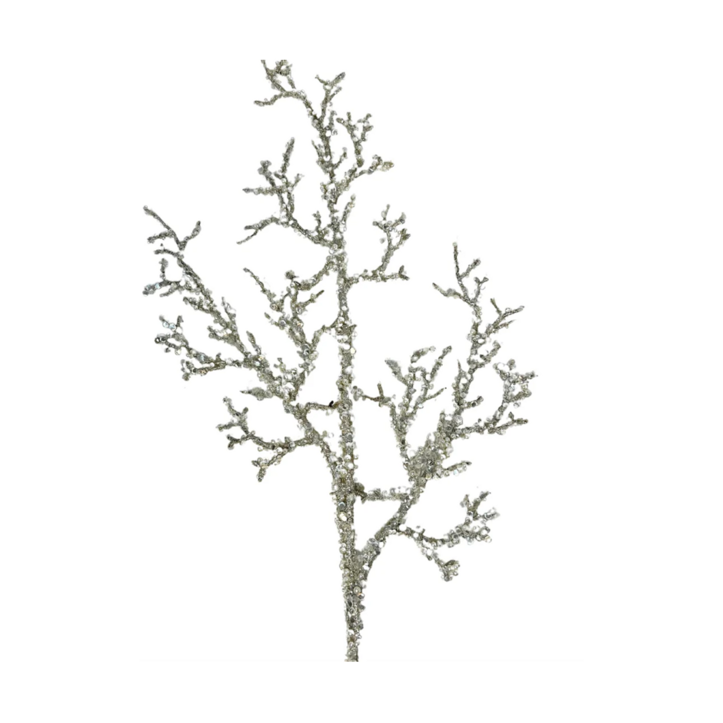 Champagne Sequin Pearl Twigs Branch