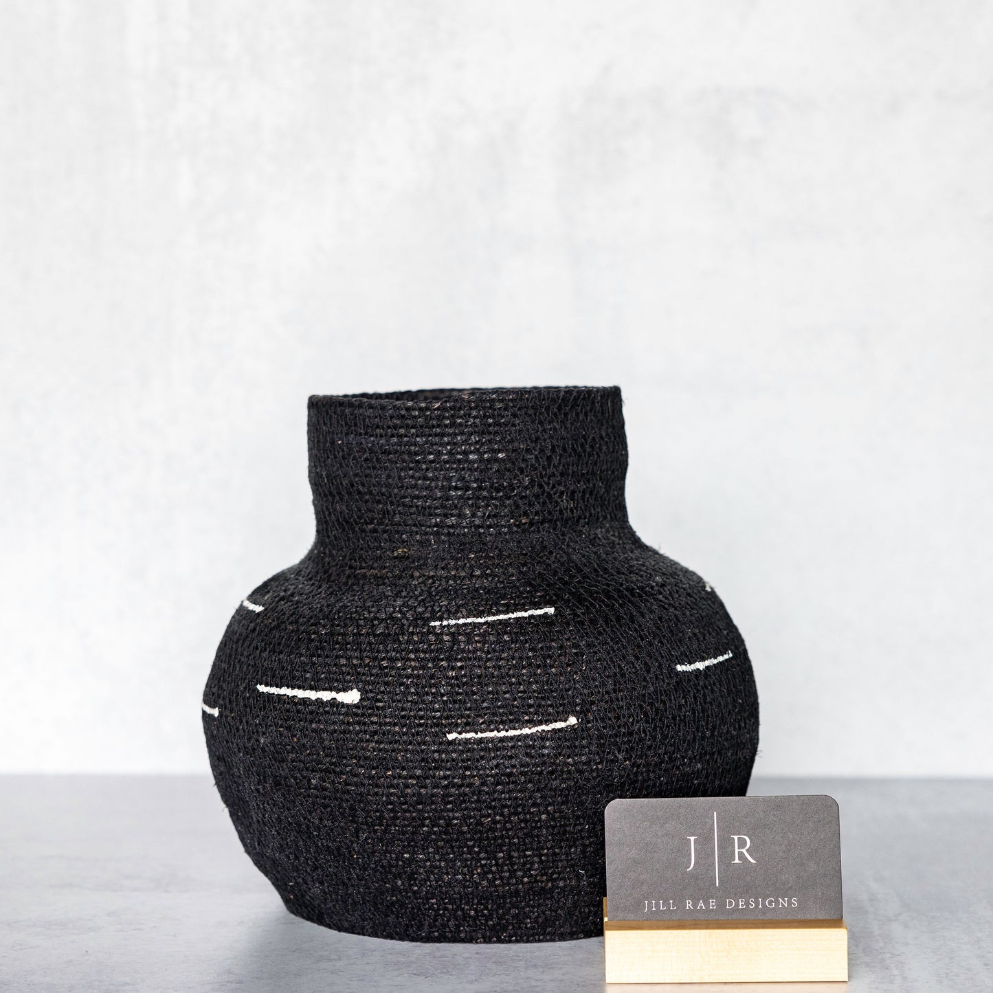 Black & White Basket Vases
