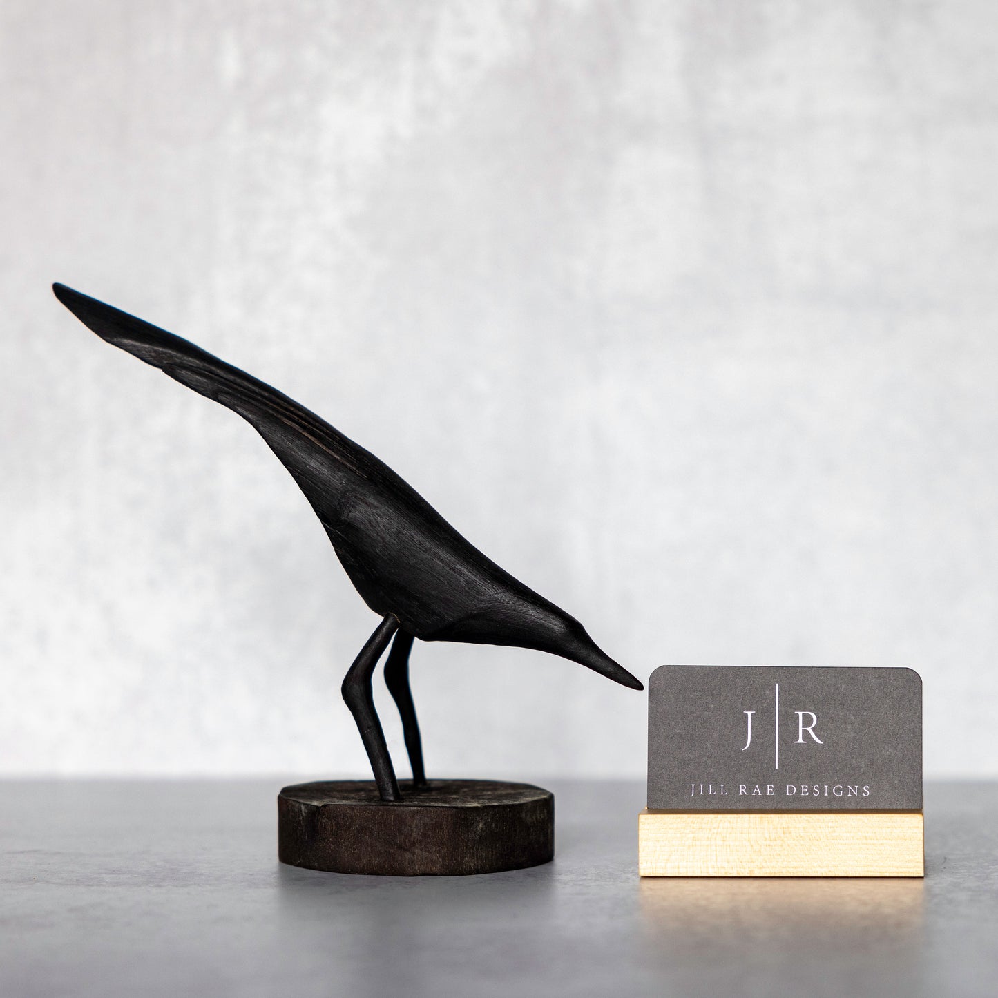 Black Bird Figurine