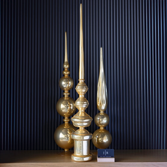 Gold Glass Finials