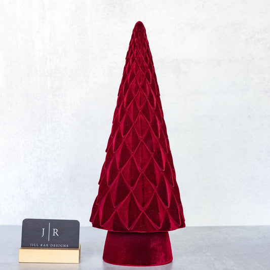 Red Velvet Christmas Tree