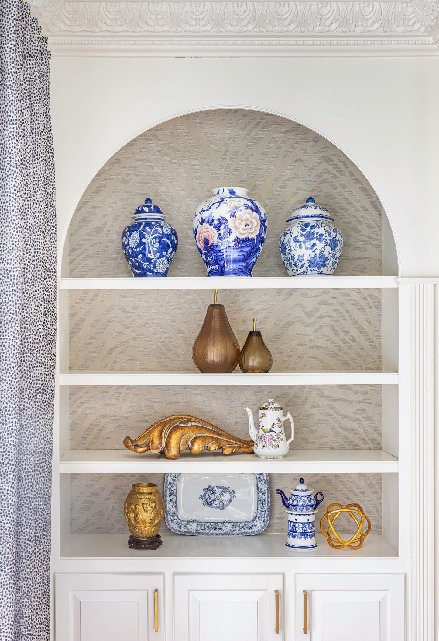 Decorative Amber Glass Pears