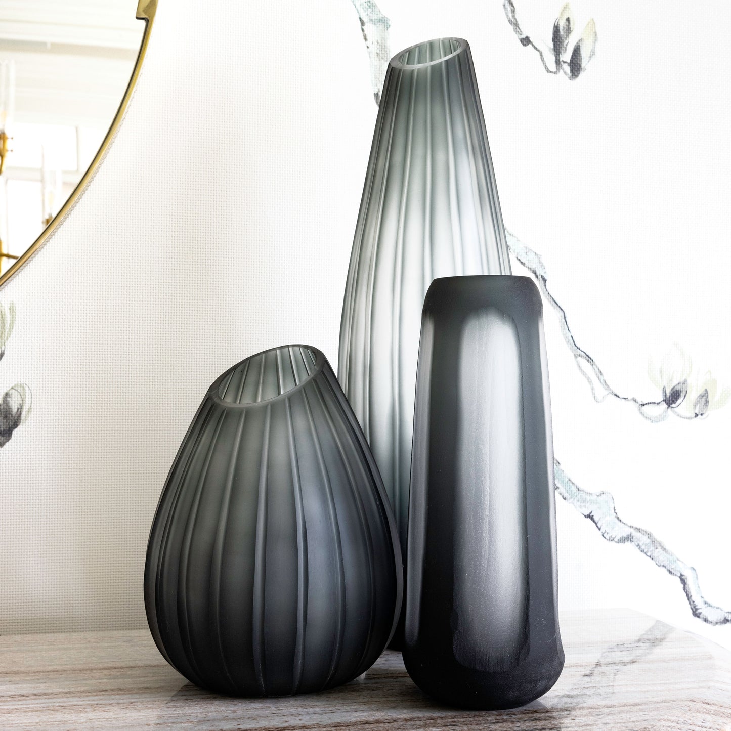 Alexandra Hand-cut glass vase